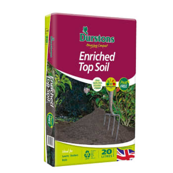 Durstons Peat-Free Enriched Top Soil, 20L