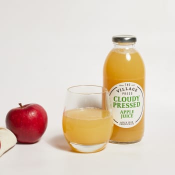 The Village Press Cloudy Pressed Apple Juice in Glass, 500ml