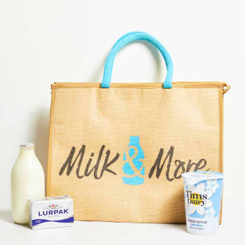 Milk & More Hessian Cool Bag