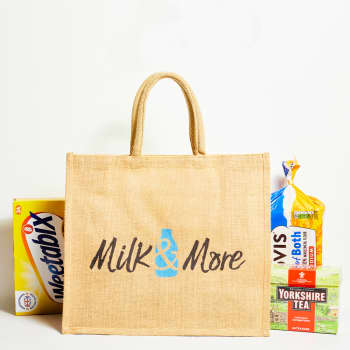 Milk & More Hessian Bag