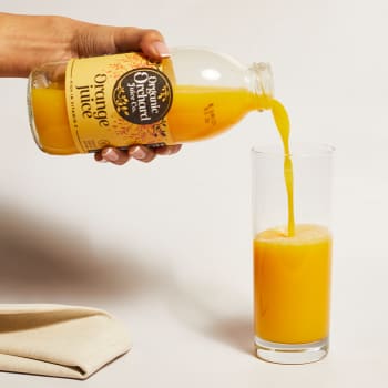 Organic Orchard Juice Co. Orange Juice in Glass, 500ml