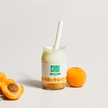 Pure Nature Organic Apricot Yoghurt in Glass, 150g