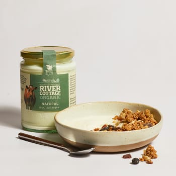 River Cottage Organic Natural Yoghurt in Glass, 475g