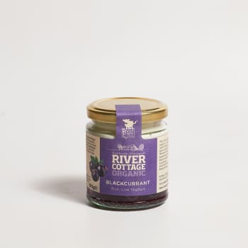 River Cottage Organic Blackcurrant Yoghurt in Glass, 160g