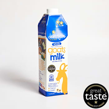 Delamere Fresh Goats Milk, Whole, 1L