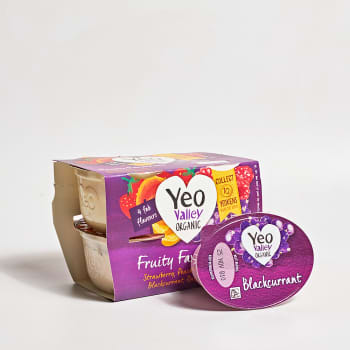 Yeo Valley Organic Fruity Favourites Yoghurts 4 x 110g