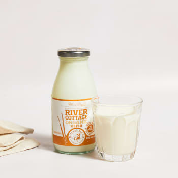 River Cottage Organic Vanilla Chai Kefir in Glass, 250ml