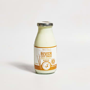 River Cottage Organic Vanilla Chai Kefir in Glass, 250ml