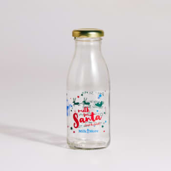 Milk For Santa Glass Bottle Keepsake, 250ml