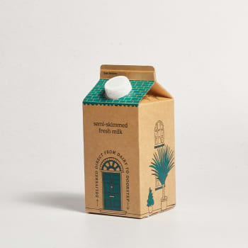 Milk & More Fresh Semi Skimmed Milk Carton, 1pt