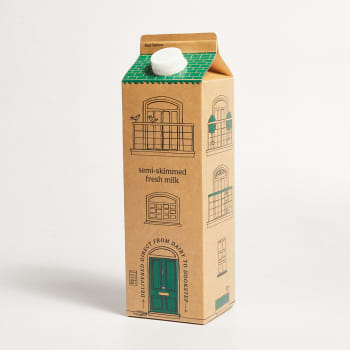 Milk & More Fresh Semi Skimmed Milk Carton, 1L