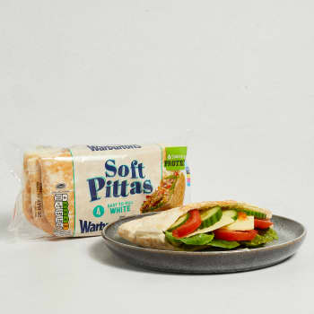 Warburtons Soft White Pittas, 4 Pack