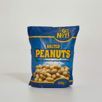 Go Nuts Salted Peanuts, 160g