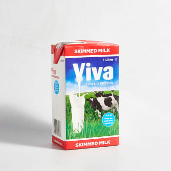 Viva Skimmed Long-Life Milk, 1L