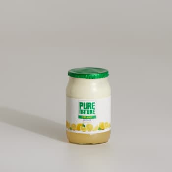 Pure Nature Organic Lemon Yoghurt in Glass, 150g