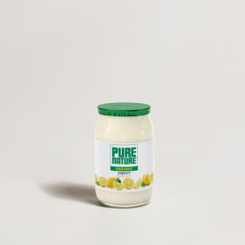 Pure Nature Organic Lemon Yoghurt in Glass, 150g