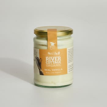 River Cottage Organic Vanilla Yoghurt in Glass, 450g