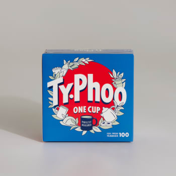 Typhoo One Cup Foil Fresh Teabags, 100 Pack