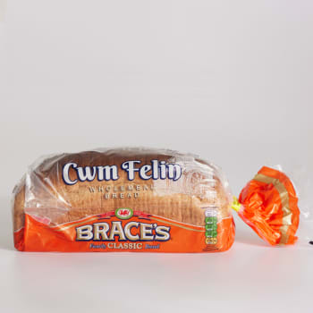 Brace's Classic Sliced Wholemeal, 800g
