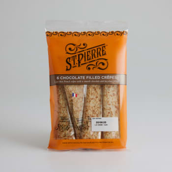 St Pierre Chocolate Filled Crêpes, 6 Pack