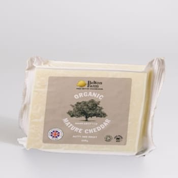 Belton Farm Organic Mature Cheddar, 200g