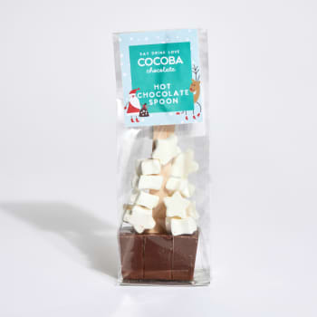 Cocoba Christmas Spoon with Christmas Star Marshmallows, 45g