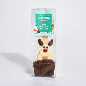 Cocoba Hot Chocolate Reindeer Stirrer with Marshmallows, 35g