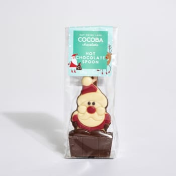 Cocoba Hot Chocolate Santa Spoon, 50g Cocoba Hot Chocolate Santa Spoon, 50g