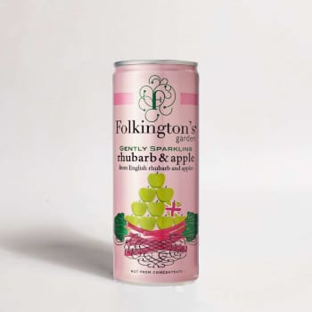 Folkington's Garden Gently Sparkling Rhubarb & Apple, 250ml