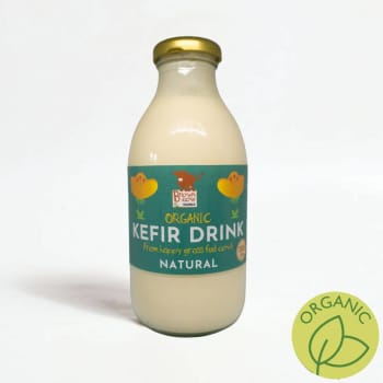 Brown Cow Organics Natural Kefir Drink in Glass, 500ml