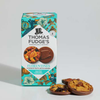 Thomas Fudge's Salted Caramel Florentines, 114g