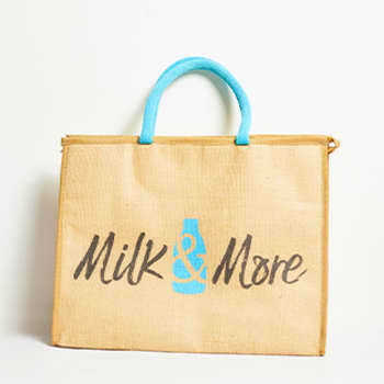 Milk & More Hessian Cool Bag