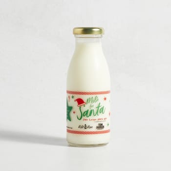 Milk For Santa Glass Bottle Keepsake, 250ml