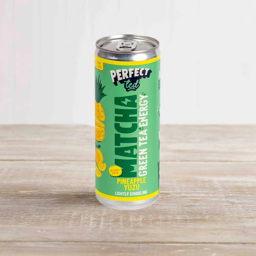 PerfectTed Pineapple Yuzu Matcha Energy Drink, 250ml