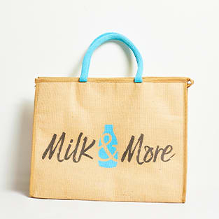 Milk & More Hessian Cool Bag