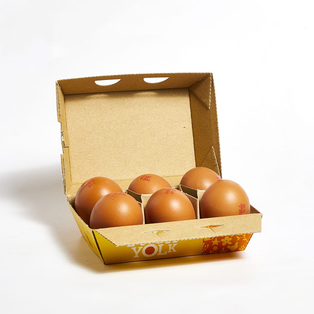 St Ewe Rich Yolk Free Range Eggs, 6 Pack