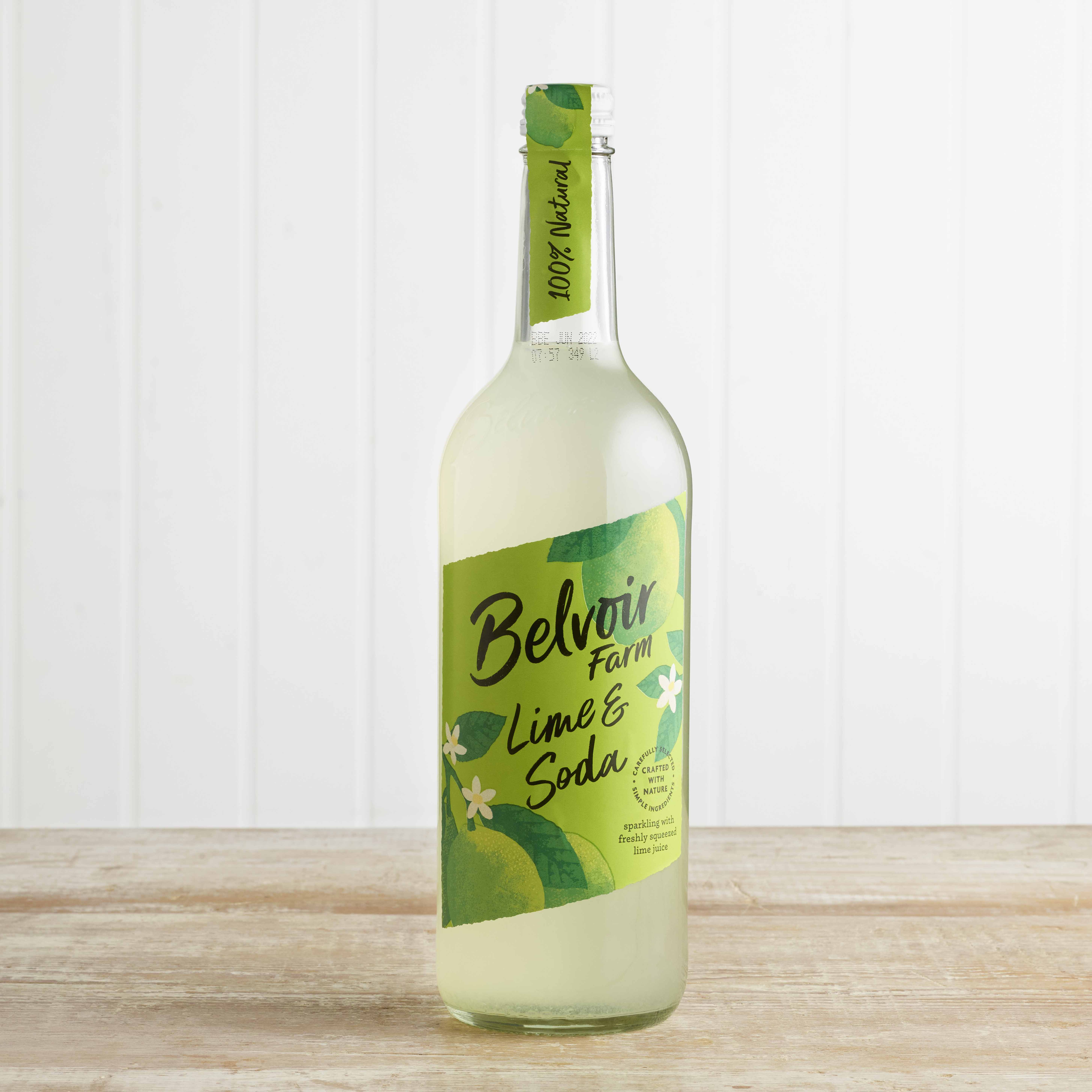 Belvoir Lime & Soda Presse in Glass, 750ml