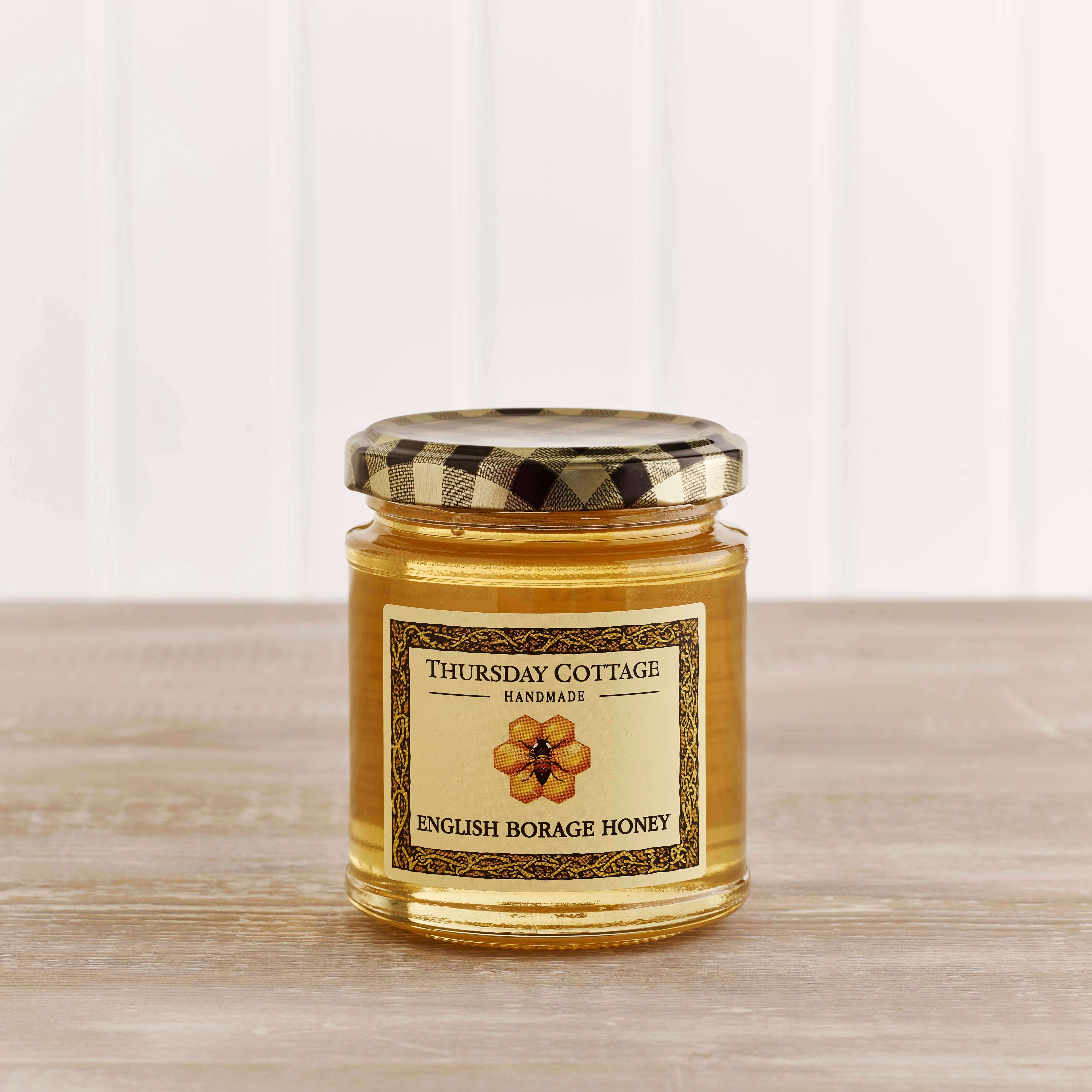 Thursday Cottage English Borage Honey in Glass, 240g
