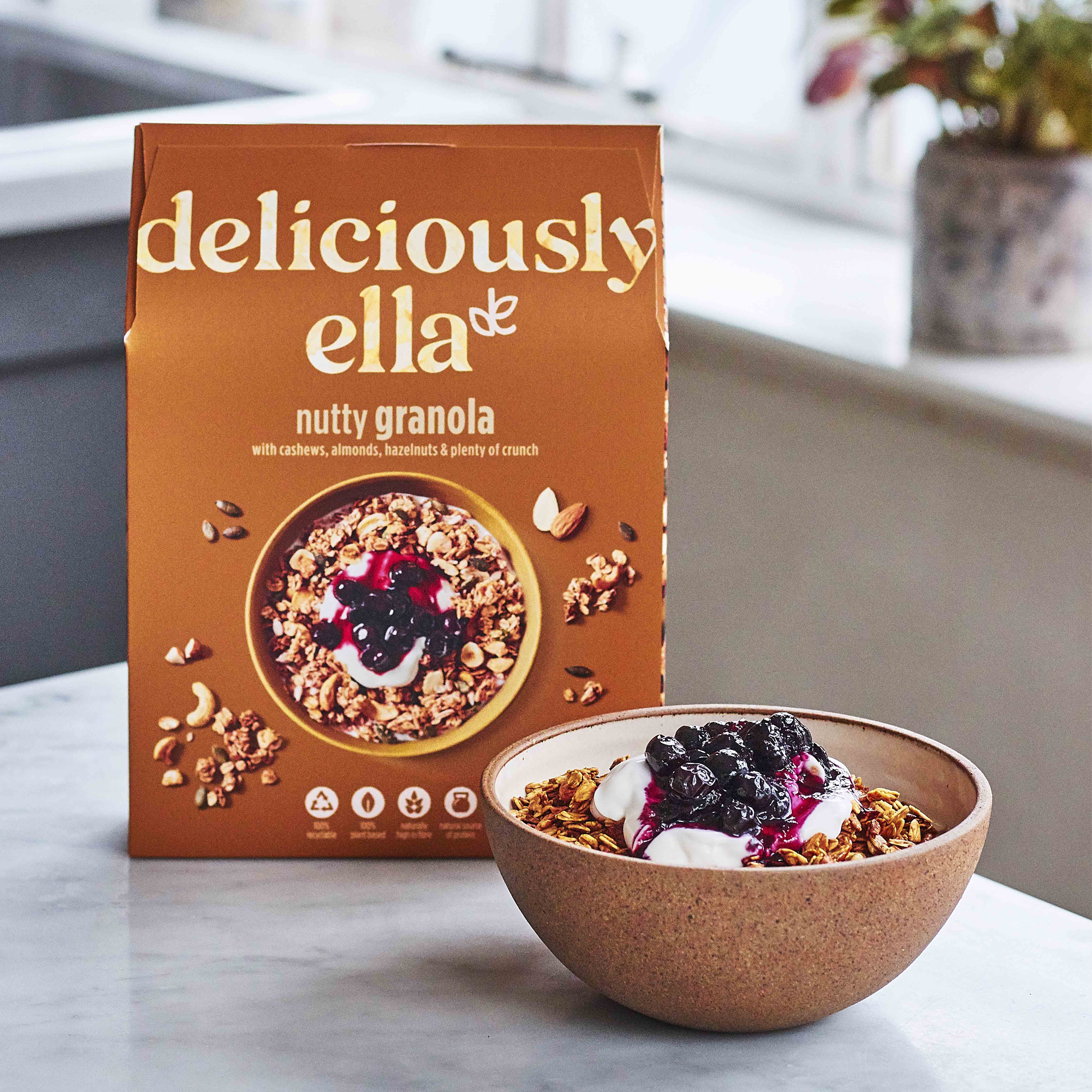 Deliciously Ella Nutty Granola Pantry Milk & More