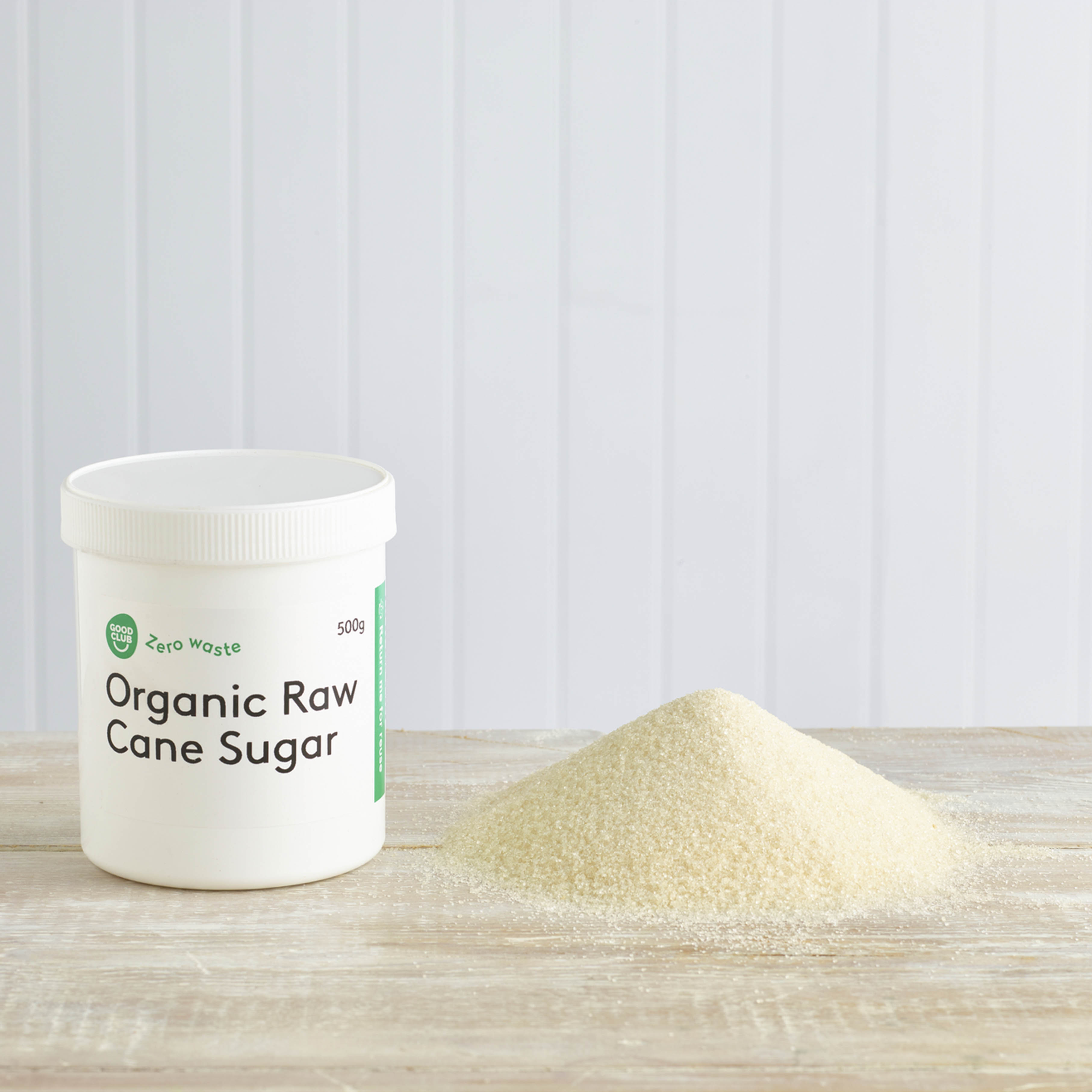 Good Club Zero Waste Organic Raw Cane Sugar, 500g