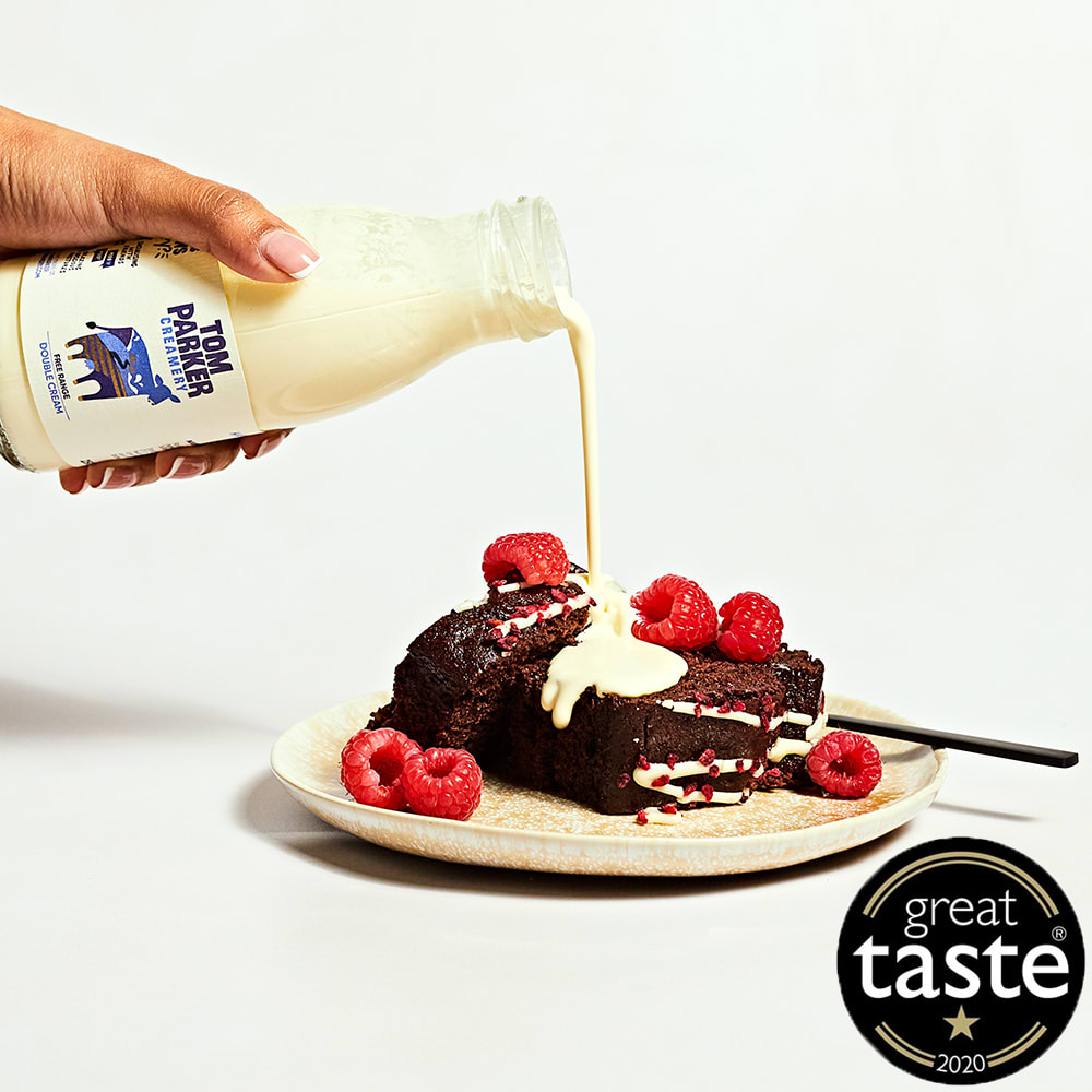 Tom Parker Double Cream in Glass, 250ml