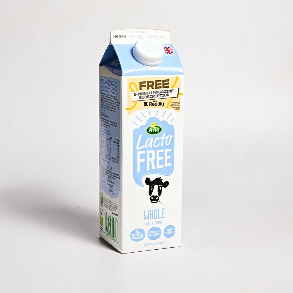 Lactofree Fresh Whole Milk, 1L