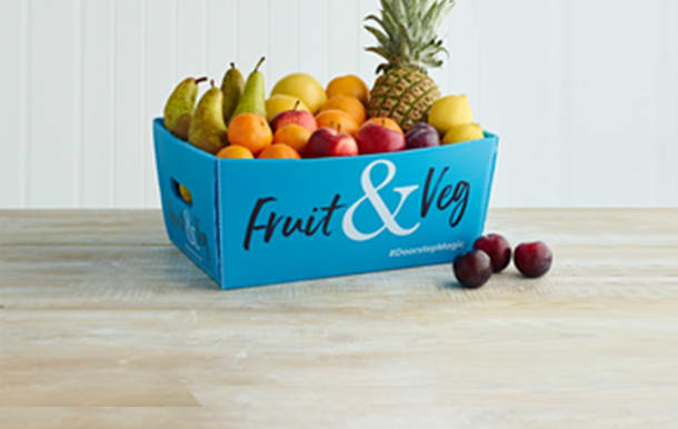 No pointless plastic fruit and veg boxes