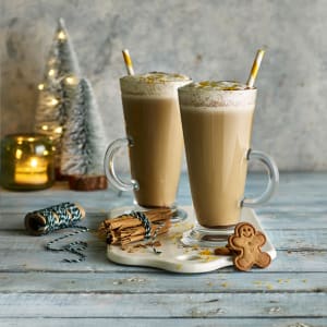 A Christmassy Gingerbread Latte