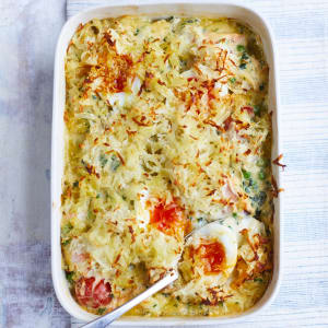 Comforting Fish Pie with Burford Browns & a Rosti Top