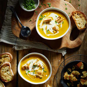 Warming Autumn Root Vegetable Soup 