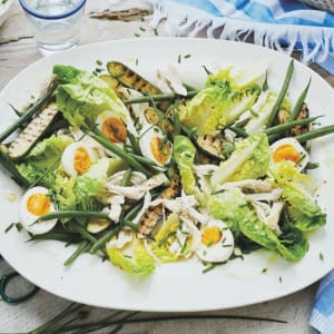 Chicken Salad with Charred Courgettes and Yoghurt Dressing