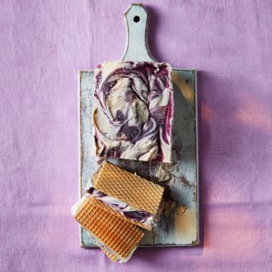 No Churn Blackcurrant Ice Cream From The Four Seasons Cookbook 