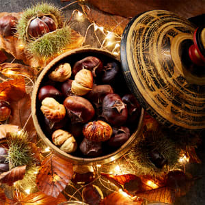 Sweet and Salty Spiced Chestnuts 