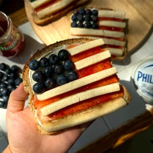 American Flag Toast Recipe